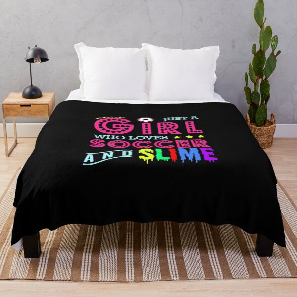 Item preview, Just A Girl Who Loves Soccer And Slime Classic T-Shirt designed and sold by opheimbyrneh.