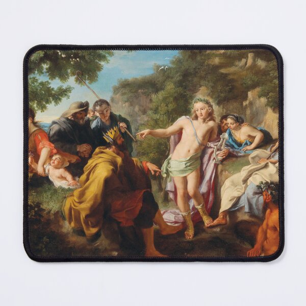 Item preview, The Judgement of Midas | Pietro Bianchi | 1725 Baroque Greek Mythology Art designed and sold by CJET.