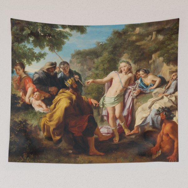 Item preview, The Judgement of Midas | Pietro Bianchi | 1725 Baroque Greek Mythology Art designed and sold by CJET.