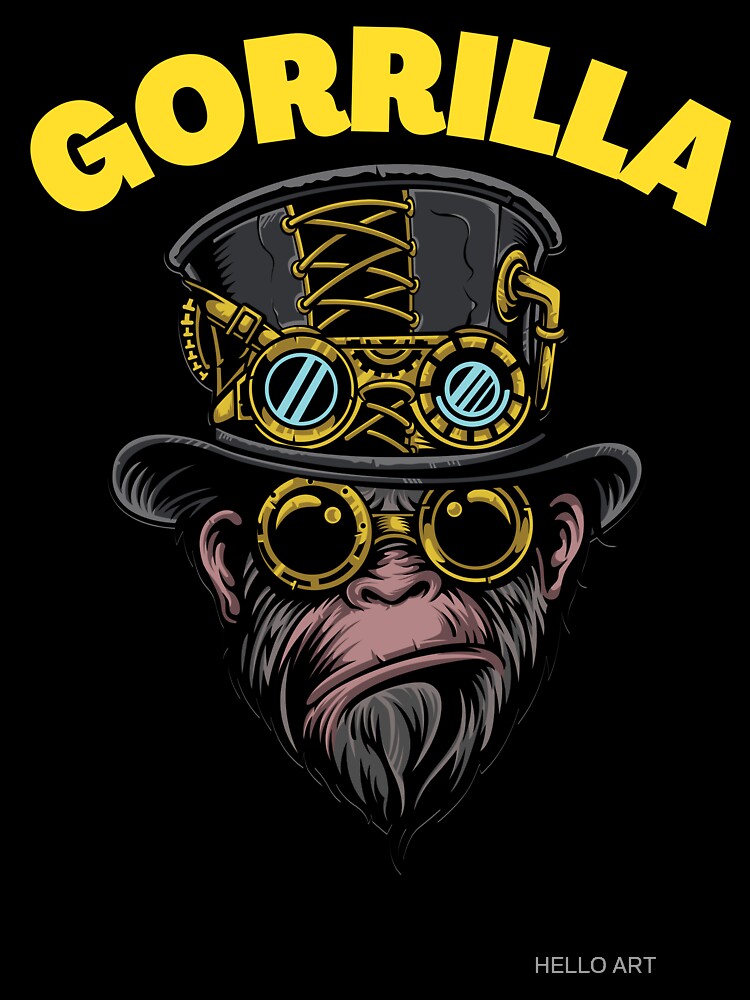  Galaxy S10+ cool gorilla tag shirt, retro gorilla tag