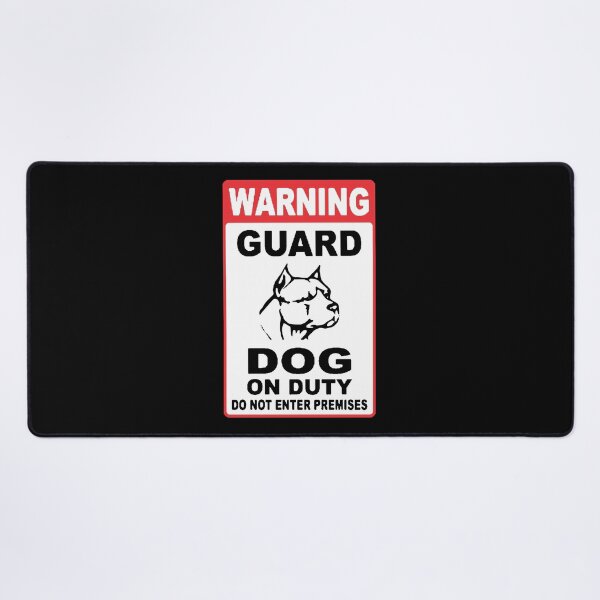 Item preview, Dog Warning Sign designed and sold by Smartalb.