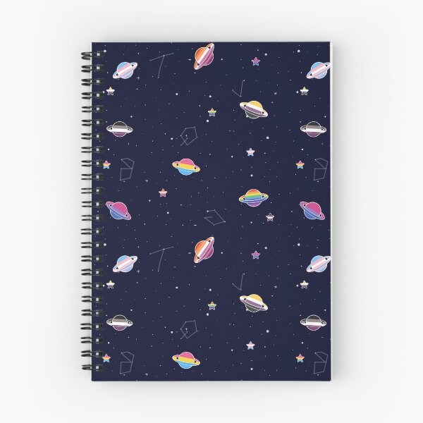 Item preview, LGBTQ Pride Planets & Stars in Space Pattern designed and sold by RyanDoodles.
