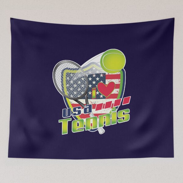 Item preview, I love USA tennis, american tennis with love designed and sold by MorDesigner.