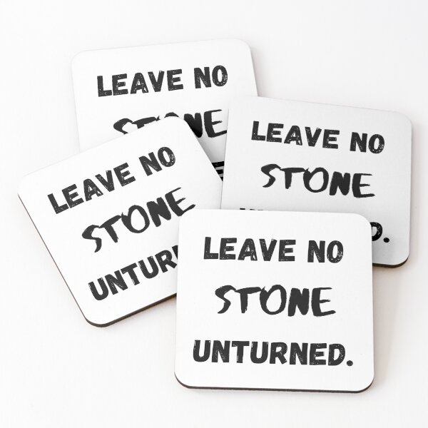 Item preview, Leave No STONE Unturned, Motivational & Inspirational designed and sold by Salman Hino.