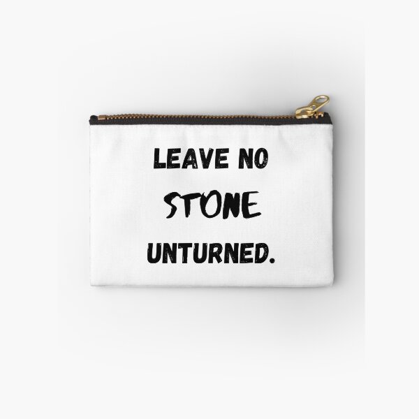 Item preview, Leave No STONE Unturned, Motivational & Inspirational designed and sold by Salman Hino.