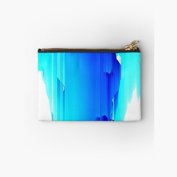 Item preview, Blue Falls - Glitch Art Print designed and sold by burning.
