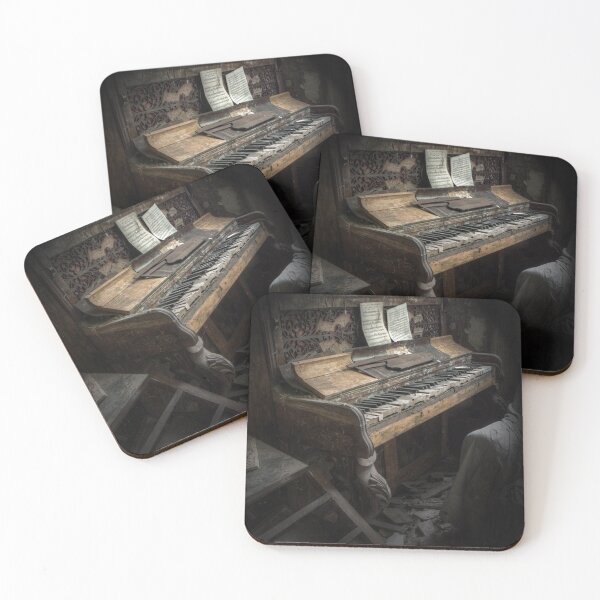 Item preview, THE OLD PIANO IN DARKNESS designed and sold by johnnyssandart.