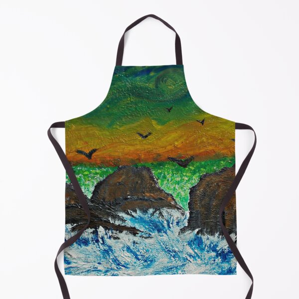 Item preview, Birds above rapids at sunset designed and sold by George Hutton Hunter.