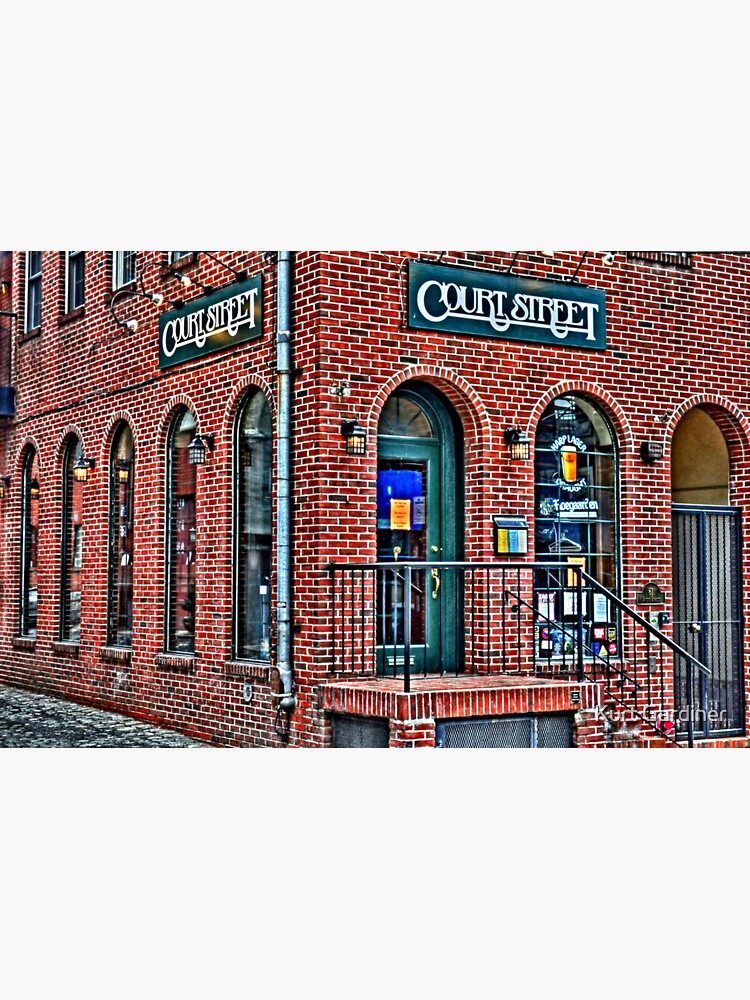 quot Court Street Hoboken quot Sticker for Sale by kgardiner67 Redbubble