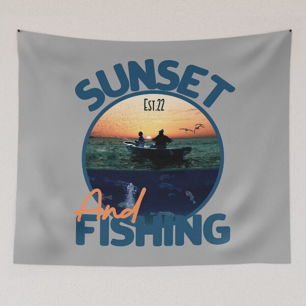 Item preview, SUNSET AND FISHING designed and sold by GAADesignz.