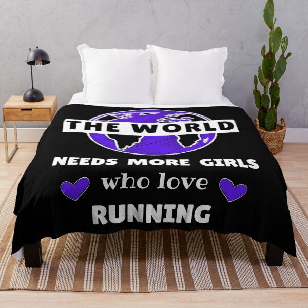 Item preview, The world needs more girls who love running designed and sold by TheGreenGoat.