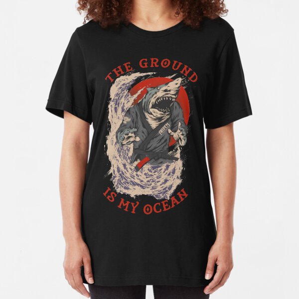 The Ground Is My Ocean Slim Fit T-Shirt