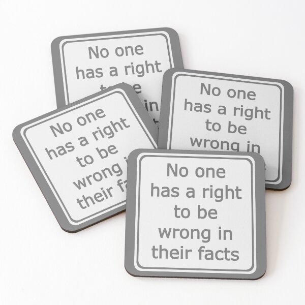 Item preview, No right to be wrong about facts designed and sold by GCHDesignsUK.