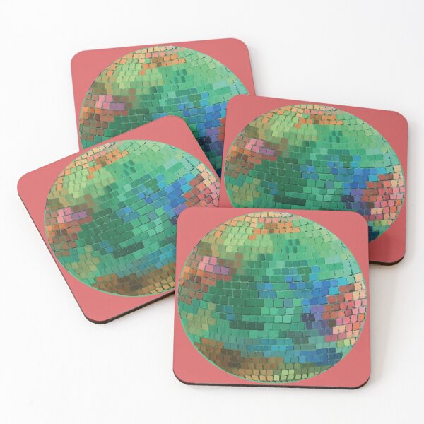Item preview, Copper disco ball colorful 70s retro aesthetics designed and sold by Novel-ty.