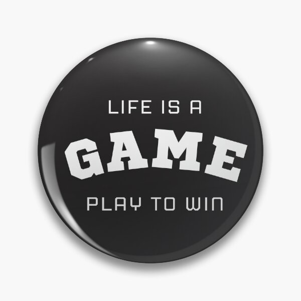 Item preview, life is a game play to win designed and sold by DoraHappy.