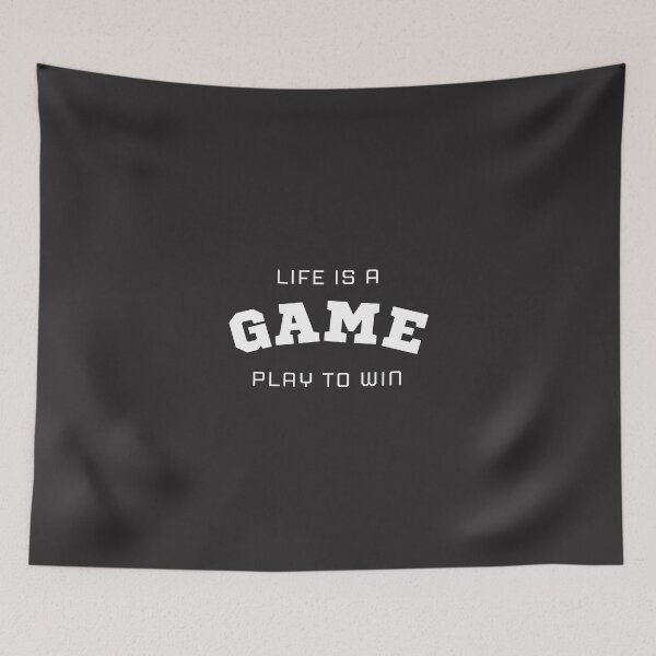 Item preview, life is a game play to win designed and sold by DoraHappy.