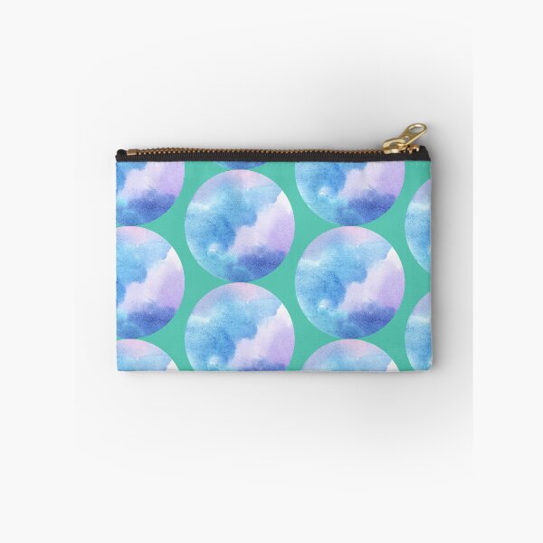 Item preview, Blue watercolor circle designed and sold by lausn.