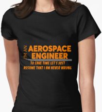 AEROSPACE ENGINEER Women's Fitted T-Shirt