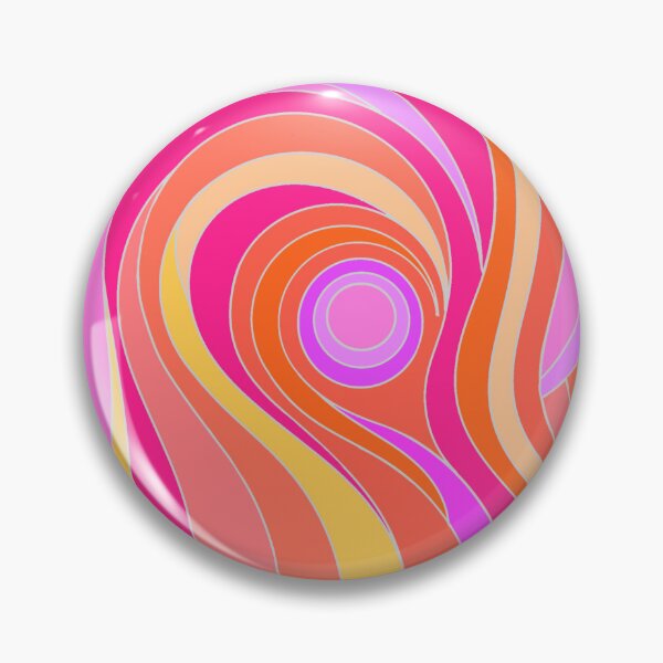 Item preview, Pink Abstract Psychedelic Retro Design designed and sold by Alondra.