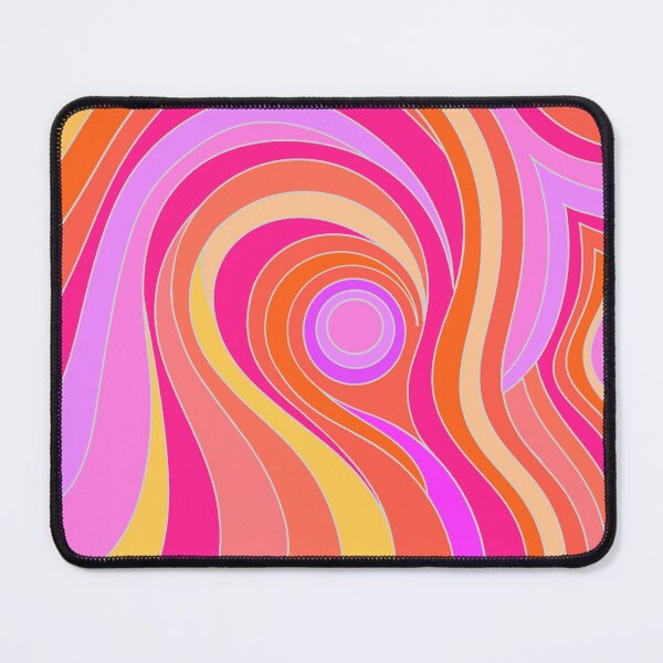 Item preview, Pink Abstract Psychedelic Retro Design designed and sold by Alondra.
