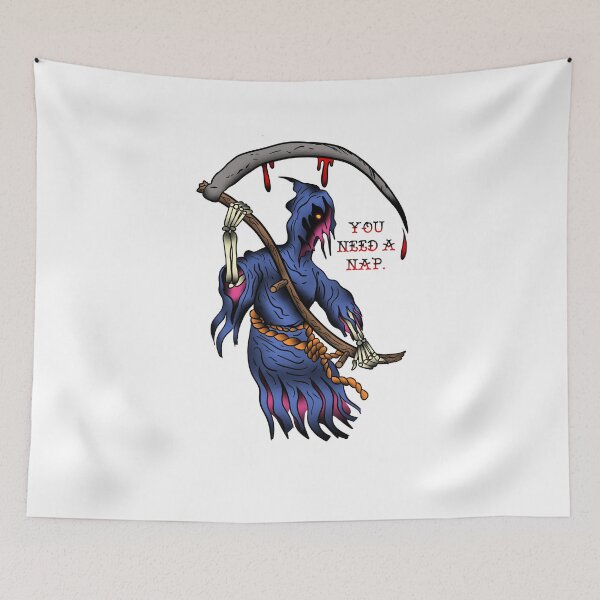 Item preview, You Need a Nap - Grim Reaper  designed and sold by brianhodgepodge.