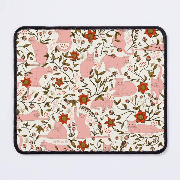 Item preview, Cats In The Garden - Floral Cats + Flowers designed and sold by Carrie Cantwell Art.