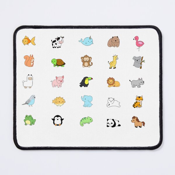 Item preview, Animal sticker pack designed and sold by Kiki Stickers.