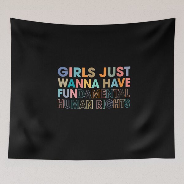 Item preview, Womens Girls Just Want to Have Fundamental Rights Women Equally  designed and sold by MeadowsArts.