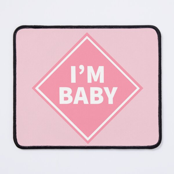 Item preview, I’m The Baby on Board Pink designed and sold by zaykovadesigns.