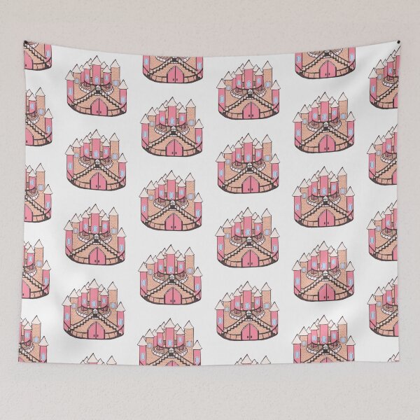 Item preview, Pink Castle Pattern | Fairytale Princess Castle designed and sold by fairytalearrrt.