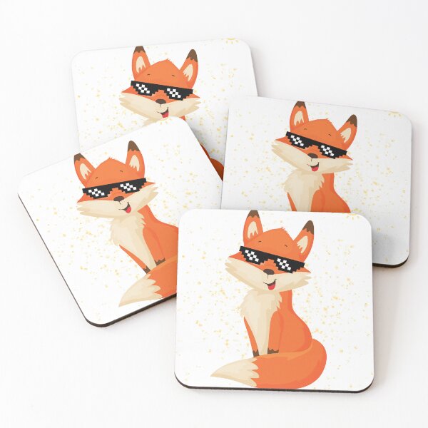 Item preview, the fox wears black glasses designed and sold by Haske ⭐⭐⭐⭐⭐.