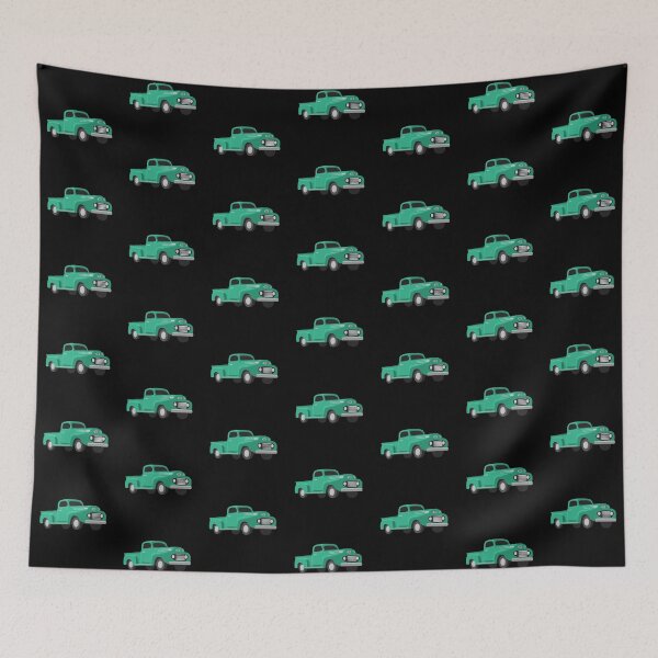 Item preview, Classic Pickup Truck | Teal Green on Black designed and sold by Teenker.