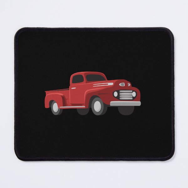 Item preview, Classic Pickup Truck Red on Black designed and sold by Teenker.