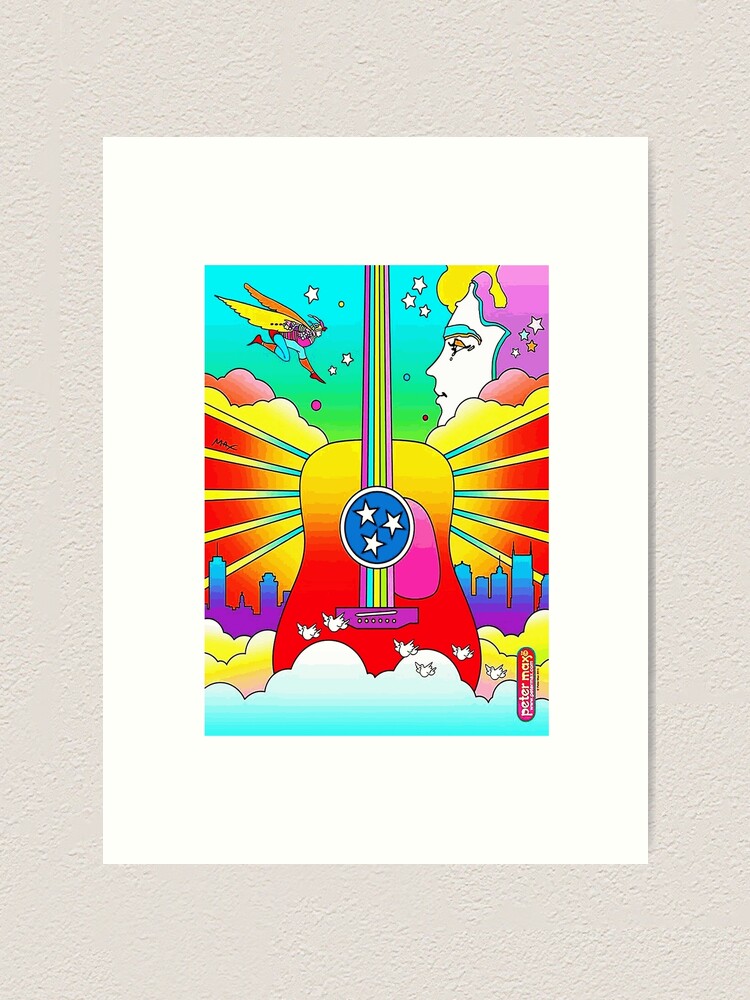 Peter Max Style | Taylor Guitar - Peter Max style