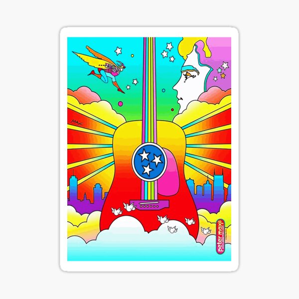 Item preview, Peter Max Original Pop Art designed and sold by Art-Life79.