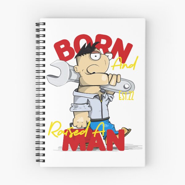 Item preview, BORN AND RAISED A MAN designed and sold by GAADesignz.