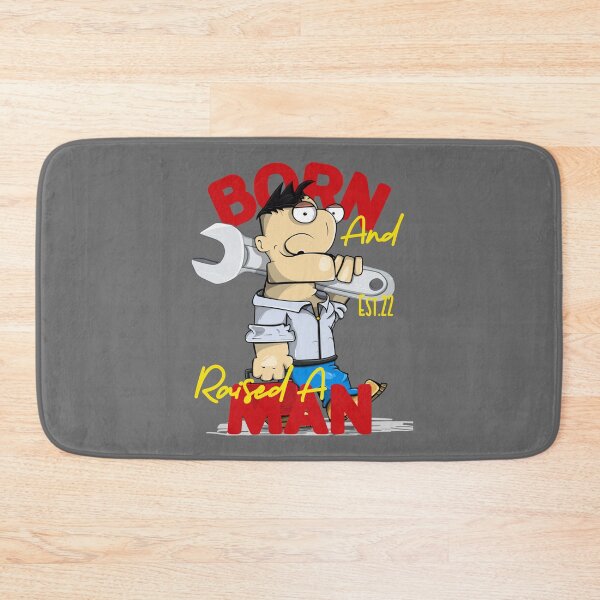 Item preview, BORN AND RAISED A MAN designed and sold by GAADesignz.