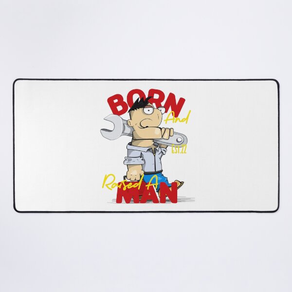 Item preview, BORN AND RAISED A MAN designed and sold by GAADesignz.