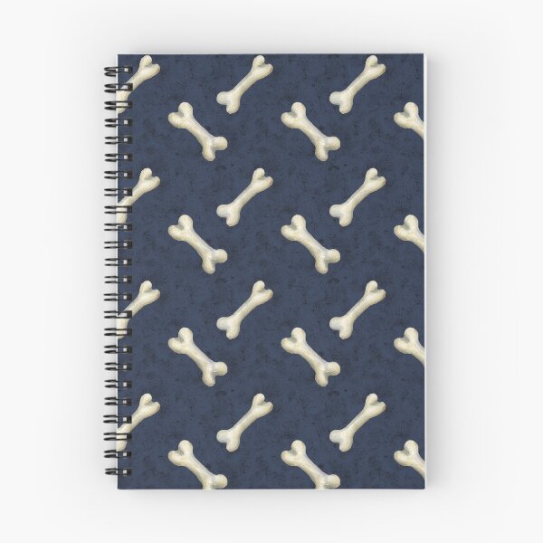 Item preview, Dog bones dark denim blue green dust and scratch designed and sold by Gayle McCabe.
