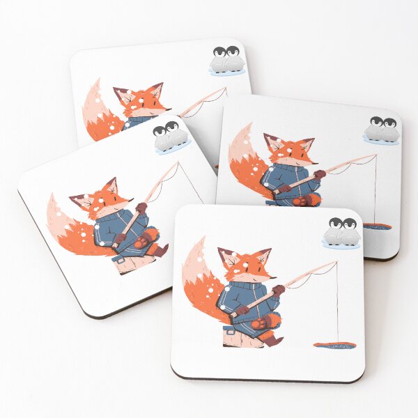 Item preview, the fox is fishing designed and sold by Haske ⭐⭐⭐⭐⭐.