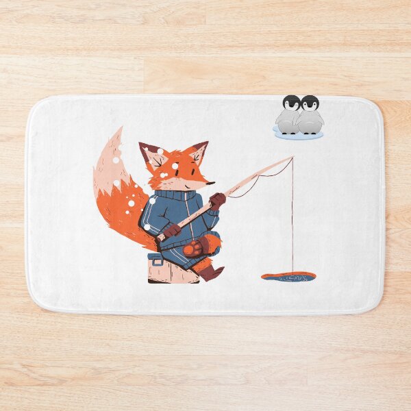 Item preview, the fox is fishing designed and sold by Haske ⭐⭐⭐⭐⭐.