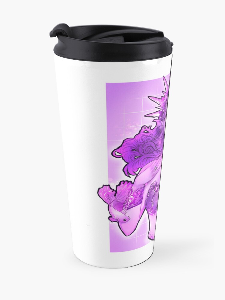 Alternate view of Jewels mermaid Travel Coffee Mug