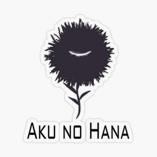 Aku No Hana Flower Sticker for Sale by cyberhaus