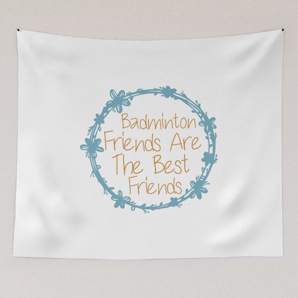 Item preview, Badminton Friends Are The Best Friends designed and sold by medbdj.