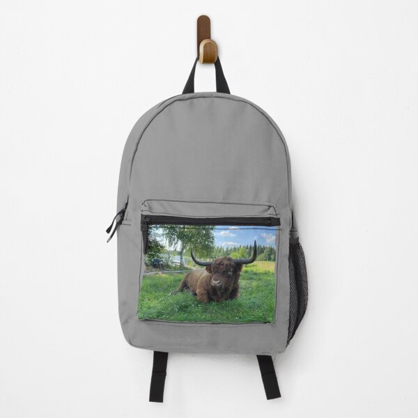Item preview, Scottish Highland Cattle Bull with big horns 3399 designed and sold by SaarelaHighland.