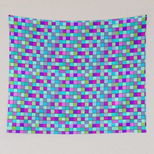 Item preview, cool colorful checks designed and sold by Chakraflowerdesign.