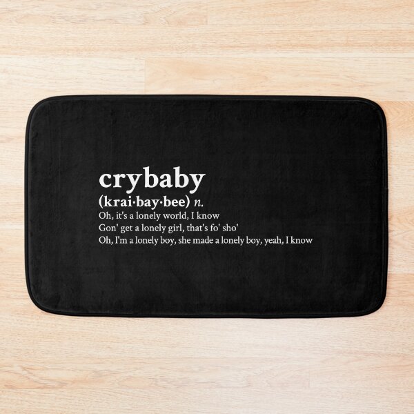 Item preview, Crybaby by Lil Peep designed and sold by StickTheSong.