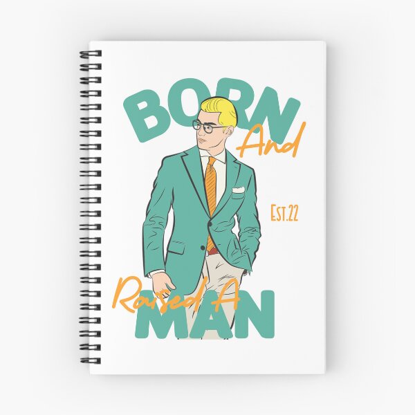 Item preview, BORN AND RAISED A MAN designed and sold by GAADesignz.