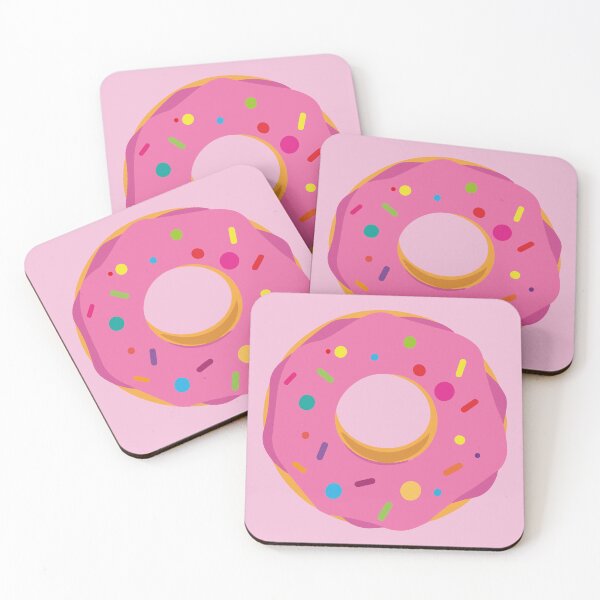 Item preview, Pink frosting sprinkles donut kawaii cute pastel colors decorative pattern  designed and sold by Novel-ty.