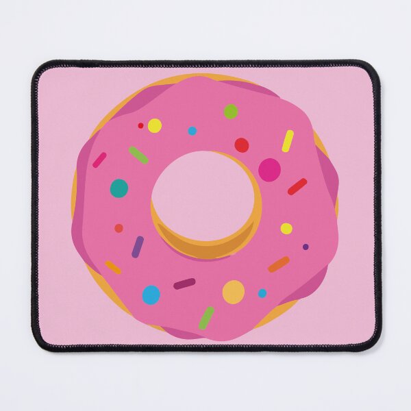 Item preview, Pink frosting sprinkles donut kawaii cute pastel colors decorative pattern designed and sold by Novel-ty.